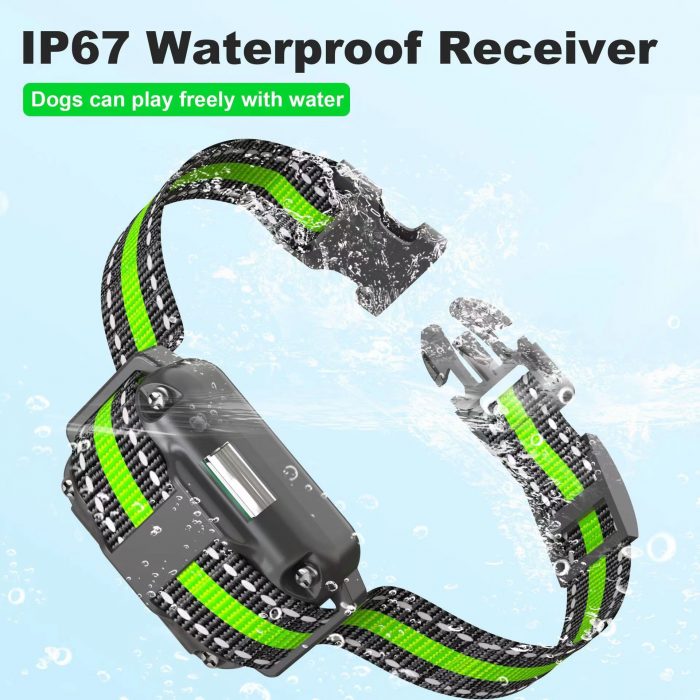 Dog Shock Training Collar with IP67 Waterproof Receiver