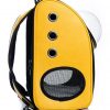 Portable Pet Travel Carrier PU Backpack with Breathable Holes