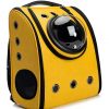Portable Pet Travel Carrier PU Backpack with Breathable Holes