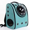 Portable Pet Travel Carrier PU Backpack with Breathable Holes
