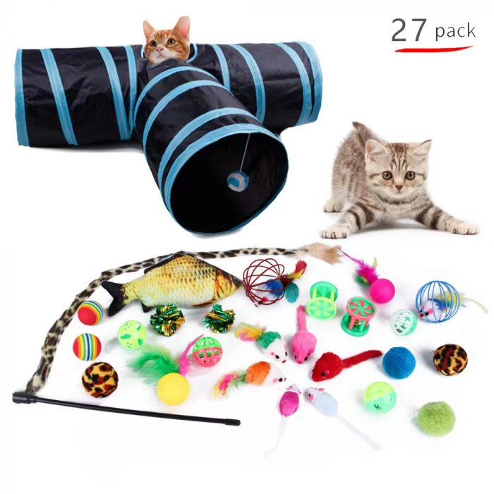 27 Pack Cat Toys Set