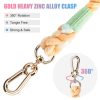 5 FT Dog Leash Cotton Rope Colorful Rainbow for Pets